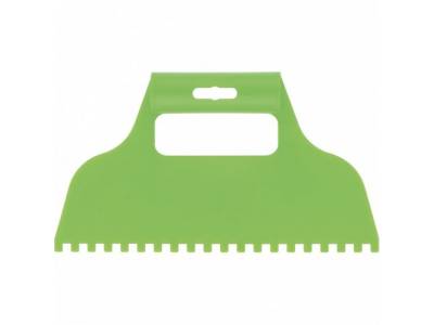 Шпатель для клея, пластмассовый, зубчатый 6 х 6 мм Сибртех