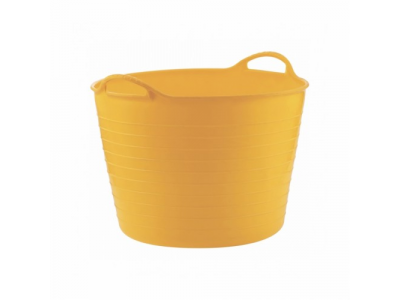 Ведро гибкое сверхпрочное 40 литров, желтое СИБРТЕХ