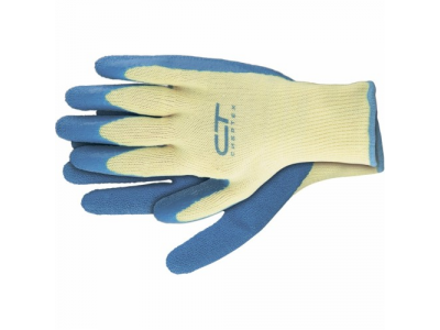 Перчатки х/б 10 класс, латексное рельефное покрытие, M // СИБРТЕХ