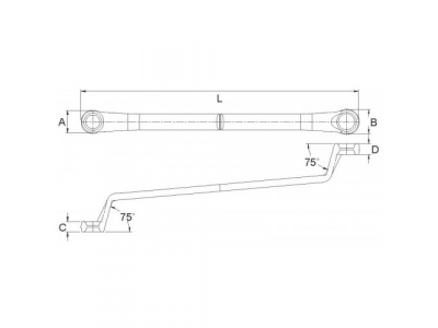 Ключ накидной 30х32мм