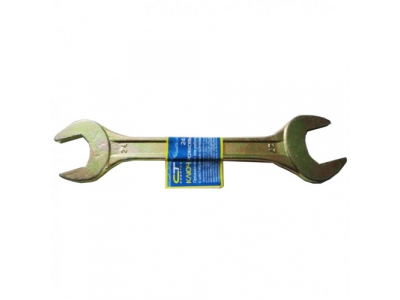 Ключ рожковый, 24 х 27 мм, желтый цинк// СИБРТЕХ