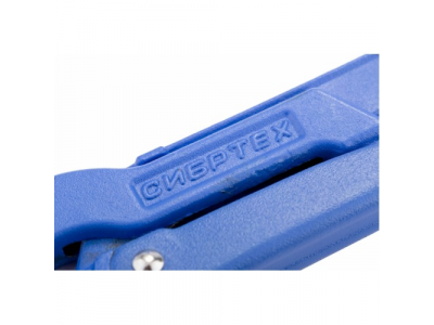 Ключ трубный рычажный, 330 х 25 мм, с изогнутыми губками// СИБРТЕХ