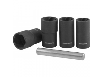 Набор спиральных головок для демонтажа поврежденного крепежа, AN040120 JONNESWAY