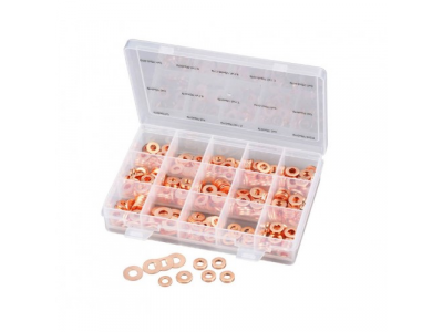 Набор медных шайб для форсунок дизельных двигателей, 450шт.