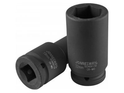 Головка торцевая ударная глубокая 3/4"DR, 27 мм, S03AD6127 JONNESWAY