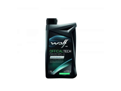 Моторное масло WOLF OFFICIALTECH 0W20 MS-V 1L