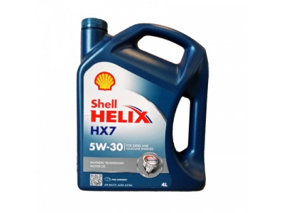 Моторное масло Shell Helix HX7 5W30, 4л