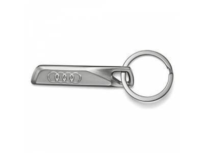 Металлический брелок Audi Key Ring -Audi Rings-, Silver, артикул 3181500400