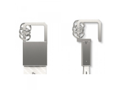 Брелок Mercedes AMG Carbon Key Ring White, артикул B66953849