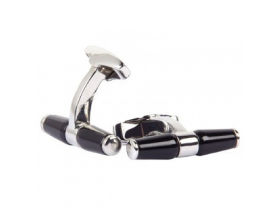 Запонки Jaguar Bar Cufflinks Black, артикул JJCLBAR