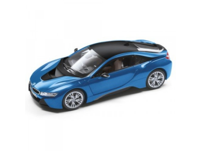 Модель автомобиля BMW i8 (i12), 1:18 scale, Protonic Blue, артикул 80432336840