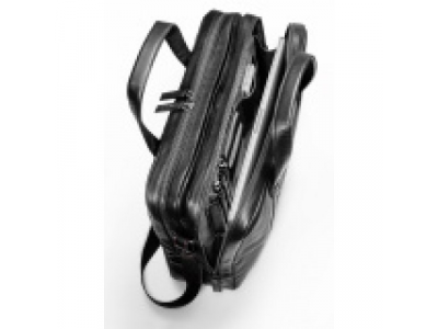 Кожаная деловая сумка Mercedes-Benz AMG Business Bag, Black, артикул B66952986