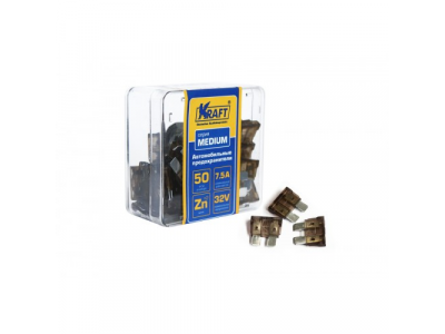 Набор предохранителей 7,5А (MEDIUM 50шт) пласт.кор