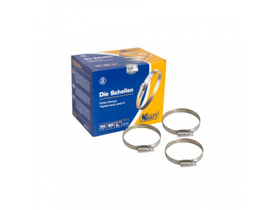 Хомут 32-50 мм (нержавеющая сталь) OBERKRAFT