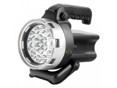 Фонарь поисковый, аккумуляторный, 19 светодиодов// Stern