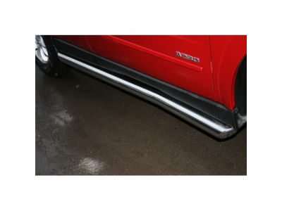 Пороги труба d 76 (компл 2шт) "SsangYong Actyon"2005-2010