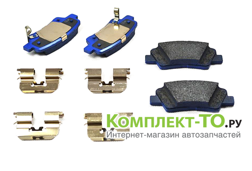 Колодки тормозные задние дисковые для ХУНДАЙ MATRIX 5830217A00