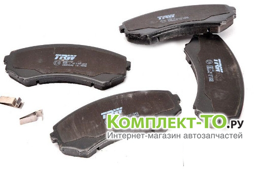 Колодки передние TRW 3.0л и 3 двери для MITSUBISHI PAJERO 4 GDB3246